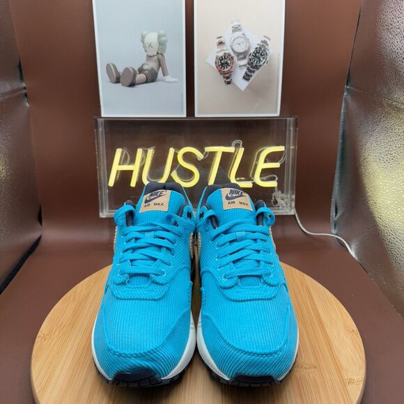 Nike Air Max 1 PRM Corduroy Baltic Blue/Sail White Men’s size 8 - Picture 6 of 11